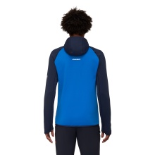 Mammut Fleecejacke Aconcagua ML (Midlayer) mit Kapuze eisblau/marineblau Herren